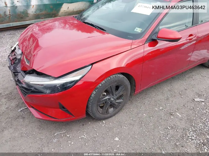 KMHLM4AG3PU463642 2023 Hyundai Elantra Sel