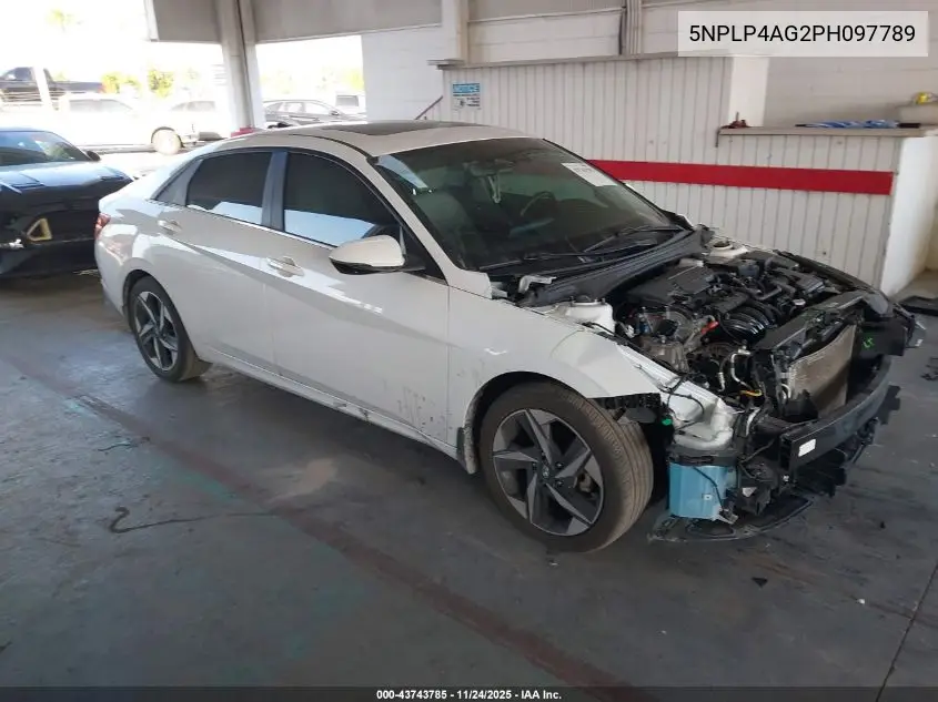 5NPLP4AG2PH097789 2023 Hyundai Elantra Limited