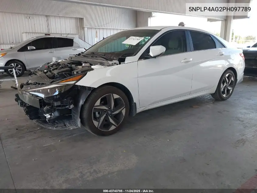 5NPLP4AG2PH097789 2023 Hyundai Elantra Limited
