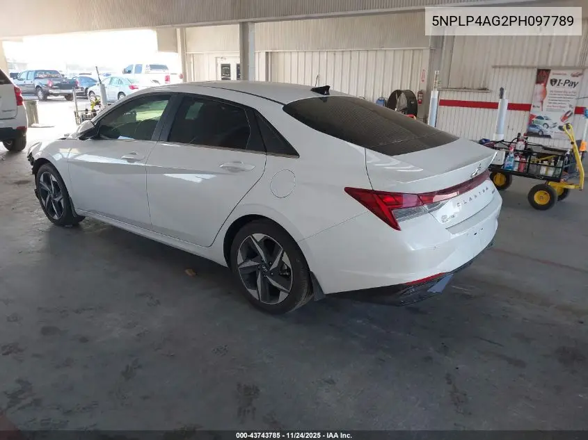 5NPLP4AG2PH097789 2023 Hyundai Elantra Limited