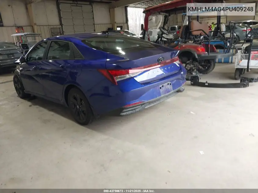 KMHLM4AG4PU409248 2023 Hyundai Elantra Sel
