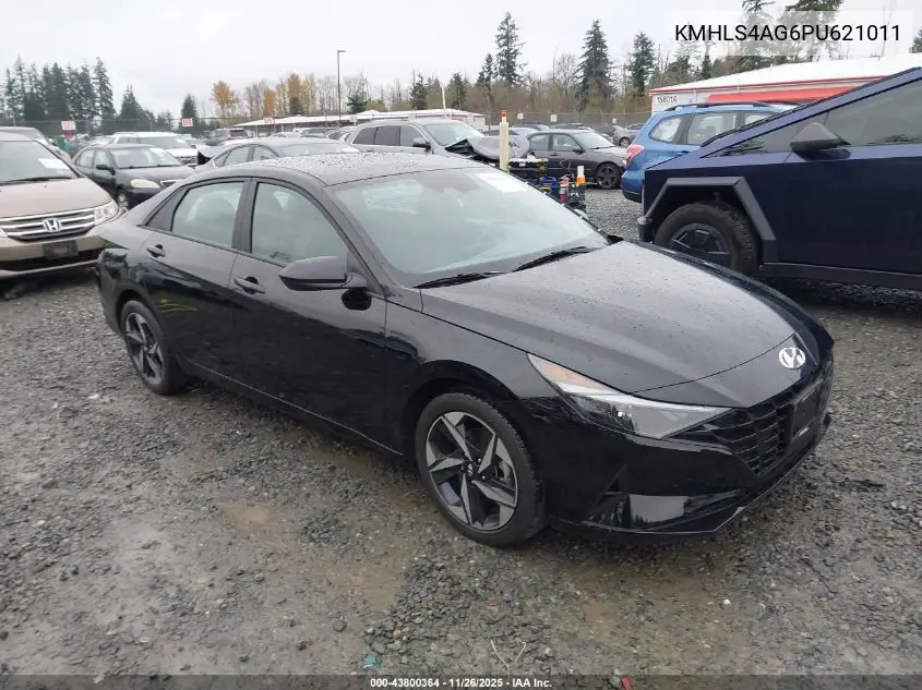 KMHLS4AG6PU621011 2023 Hyundai Elantra Sel