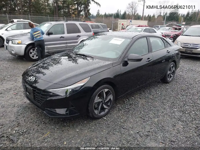 KMHLS4AG6PU621011 2023 Hyundai Elantra Sel