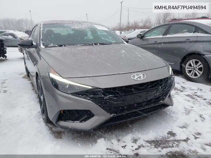 KMHLR4AF7PU494594 2023 Hyundai Elantra N Line