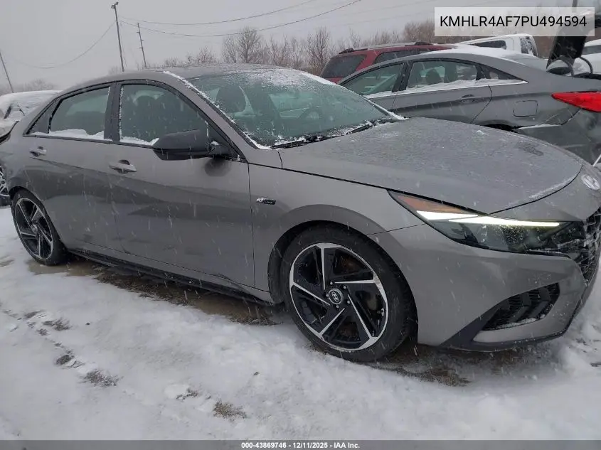 KMHLR4AF7PU494594 2023 Hyundai Elantra N Line