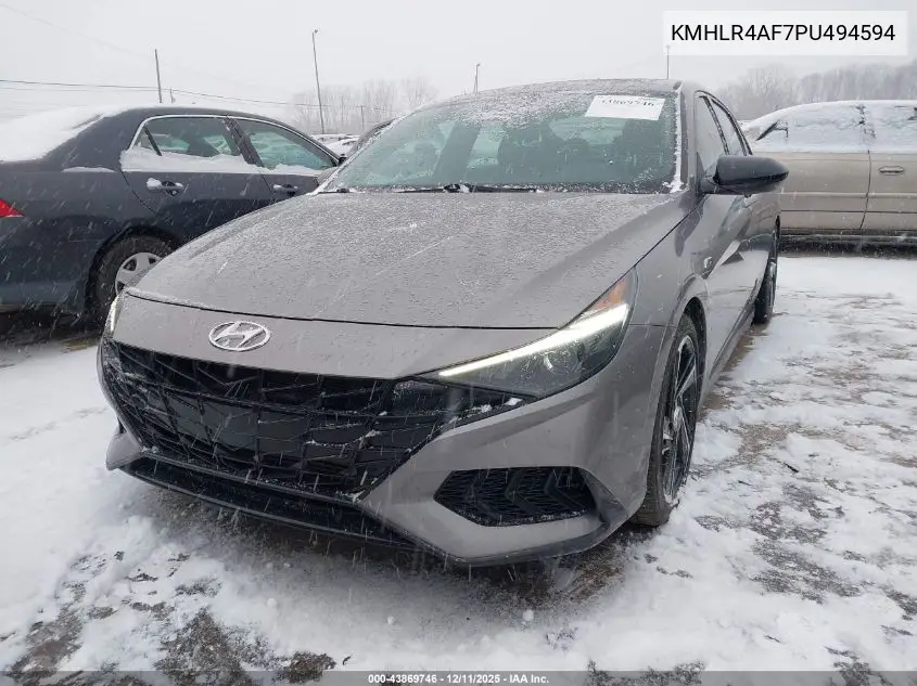 KMHLR4AF7PU494594 2023 Hyundai Elantra N Line