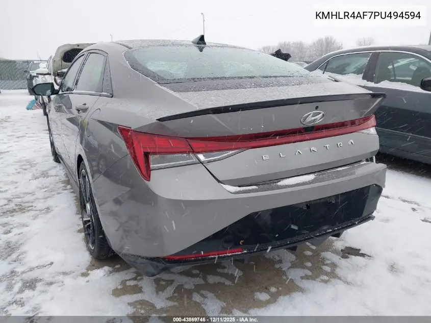 KMHLR4AF7PU494594 2023 Hyundai Elantra N Line