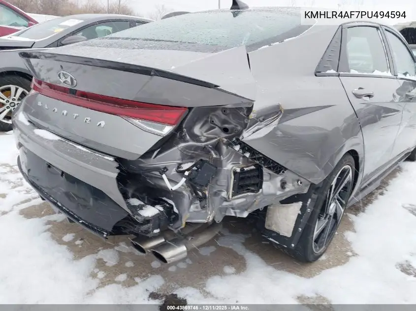 KMHLR4AF7PU494594 2023 Hyundai Elantra N Line