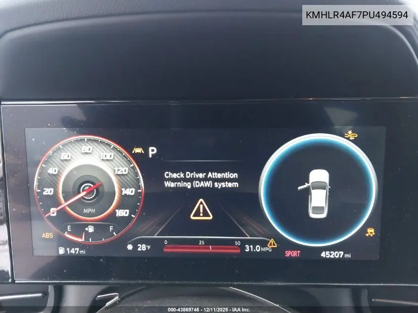 KMHLR4AF7PU494594 2023 Hyundai Elantra N Line