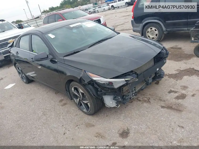 KMHLP4AG7PU570930 2023 Hyundai Elantra Limited