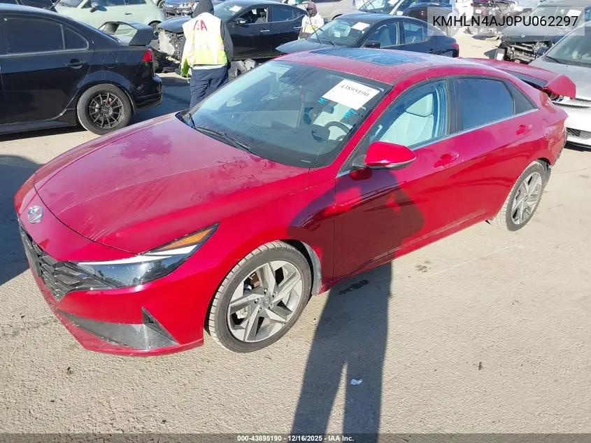 KMHLN4AJ0PU062297 2023 Hyundai Elantra Hybrid Limited