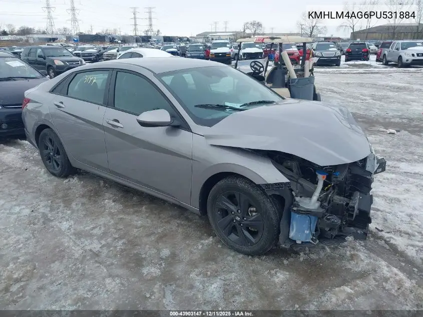 KMHLM4AG6PU531884 2023 Hyundai Elantra Sel