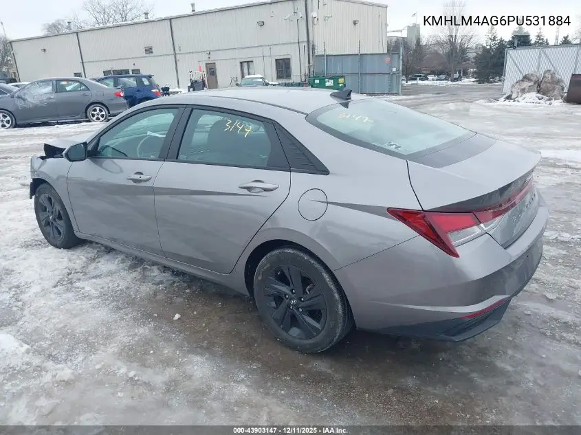 KMHLM4AG6PU531884 2023 Hyundai Elantra Sel