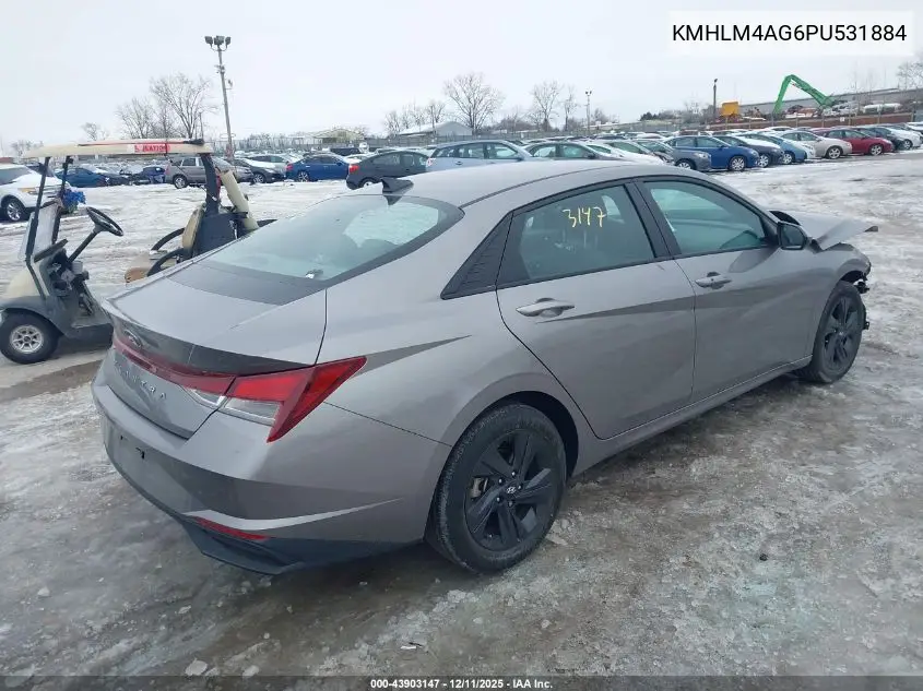 KMHLM4AG6PU531884 2023 Hyundai Elantra Sel