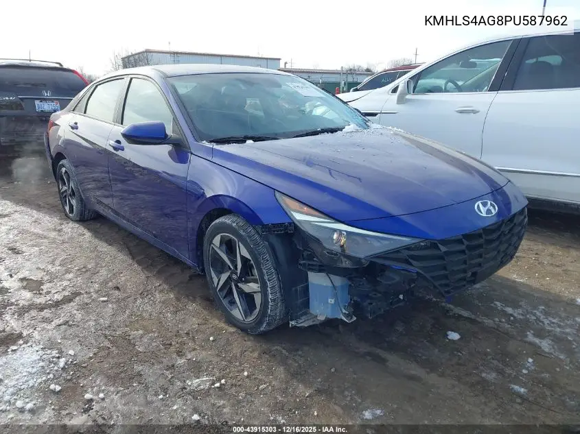KMHLS4AG8PU587962 2023 Hyundai Elantra Sel