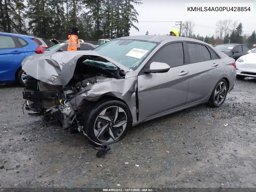 KMHLS4AG0PU428854 2023 Hyundai Elantra Sel