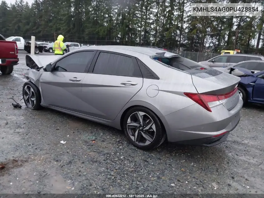 KMHLS4AG0PU428854 2023 Hyundai Elantra Sel