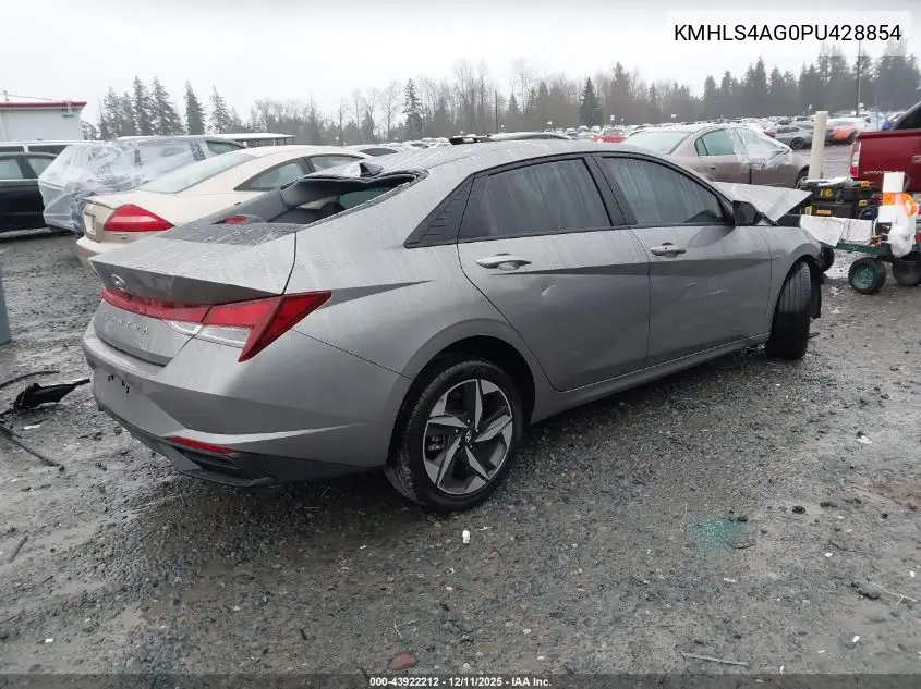 KMHLS4AG0PU428854 2023 Hyundai Elantra Sel