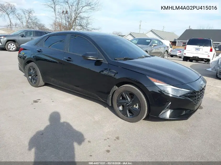 KMHLM4AG2PU415016 2023 Hyundai Elantra Sel