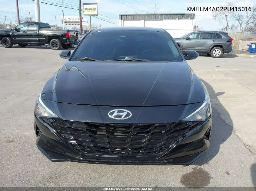 KMHLM4AG2PU415016 2023 Hyundai Elantra Sel