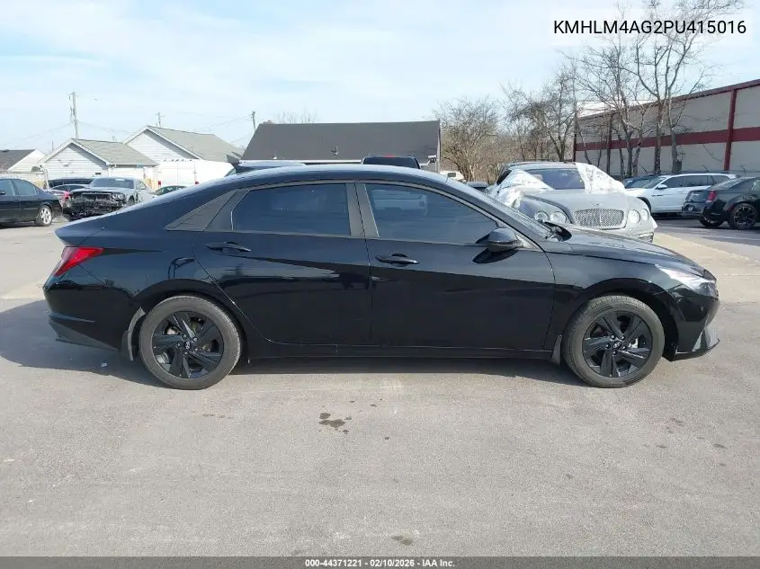 KMHLM4AG2PU415016 2023 Hyundai Elantra Sel