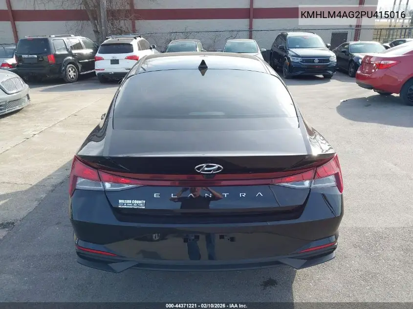 KMHLM4AG2PU415016 2023 Hyundai Elantra Sel