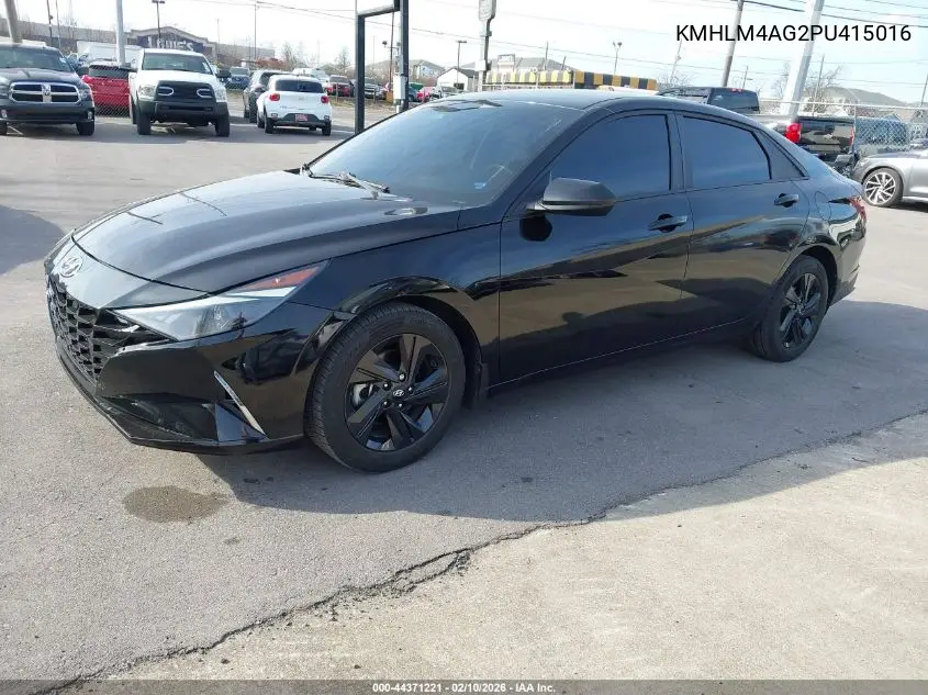 KMHLM4AG2PU415016 2023 Hyundai Elantra Sel