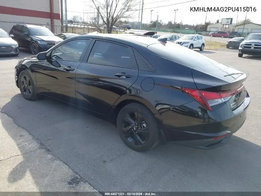 KMHLM4AG2PU415016 2023 Hyundai Elantra Sel