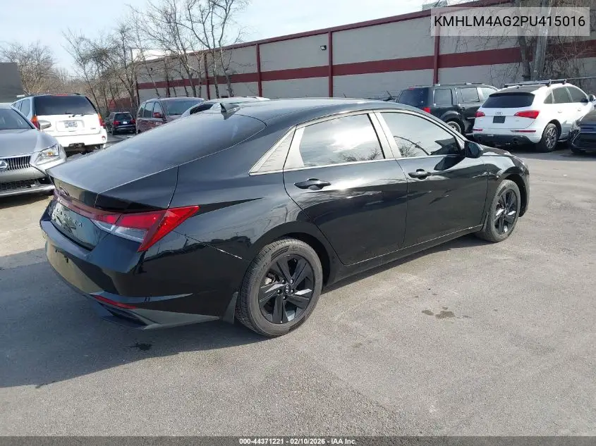 KMHLM4AG2PU415016 2023 Hyundai Elantra Sel