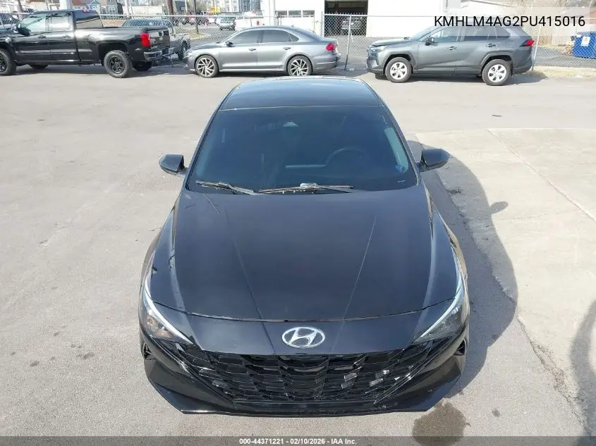 KMHLM4AG2PU415016 2023 Hyundai Elantra Sel