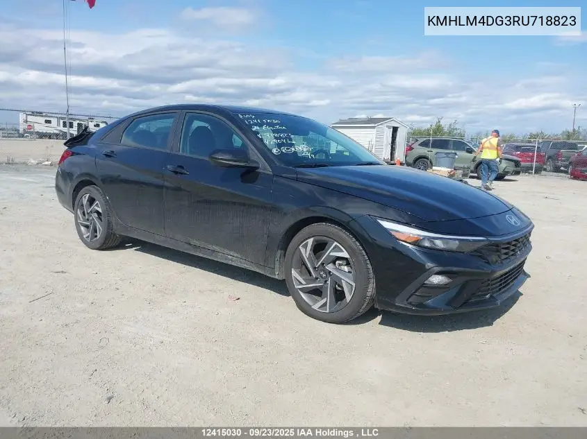 KMHLM4DG3RU718823 2024 Hyundai Elantra Preferred W/Tech Package