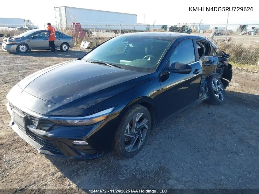 KMHLN4DG5RU729626 2024 Hyundai Elantra Luxury