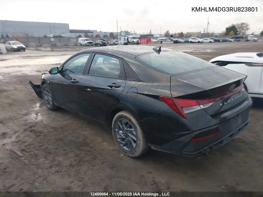 KMHLM4DG3RU823801 2024 Hyundai Elantra Sel