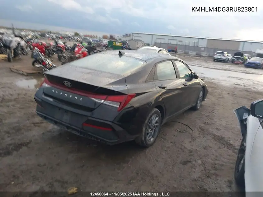 KMHLM4DG3RU823801 2024 Hyundai Elantra Sel