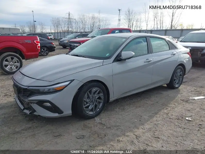 KMHLM4DG5RU718368 2024 Hyundai Elantra Sel