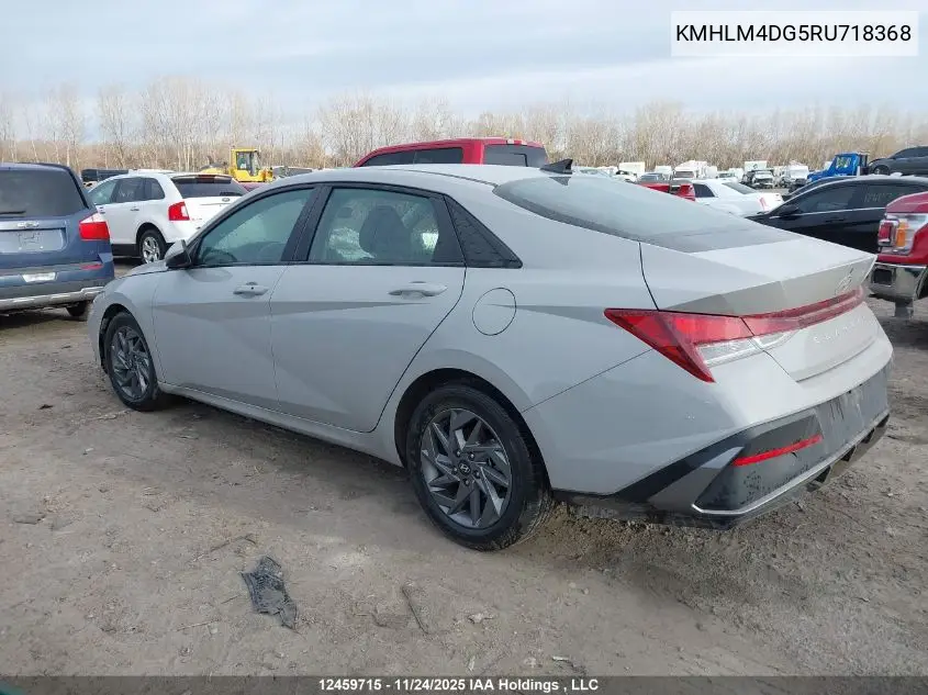 KMHLM4DG5RU718368 2024 Hyundai Elantra Sel
