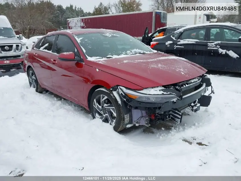 KMHLN4DGXRU849485 2024 Hyundai Elantra Luxury