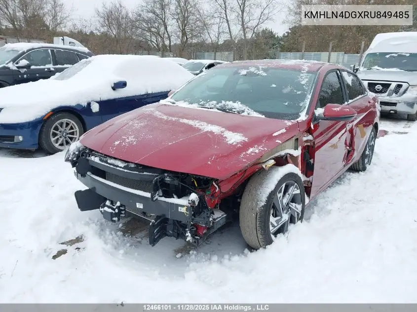 KMHLN4DGXRU849485 2024 Hyundai Elantra Luxury