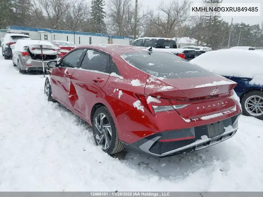 KMHLN4DGXRU849485 2024 Hyundai Elantra Luxury
