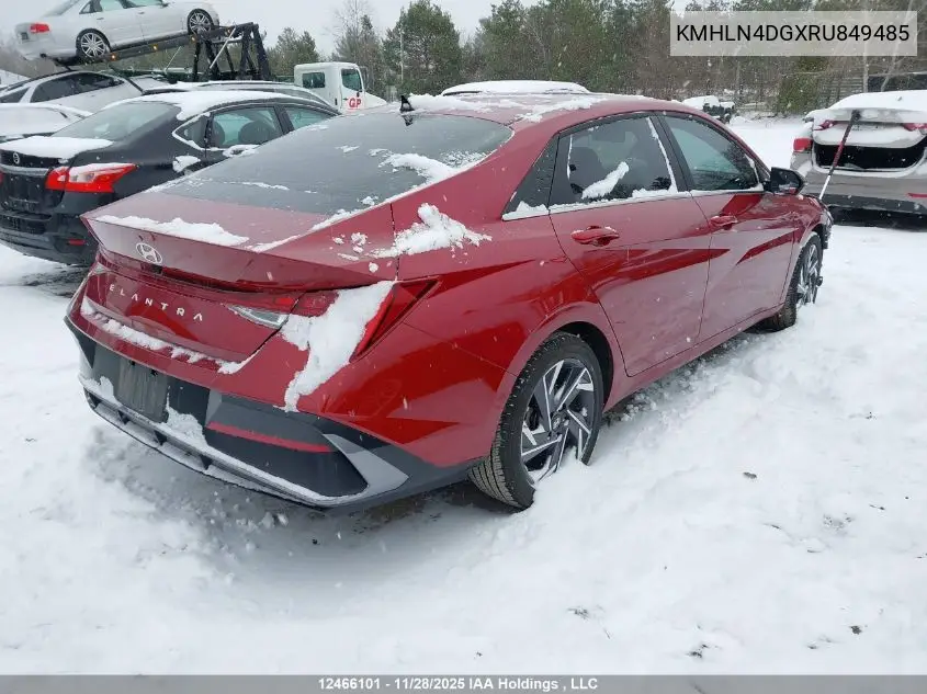 KMHLN4DGXRU849485 2024 Hyundai Elantra Luxury