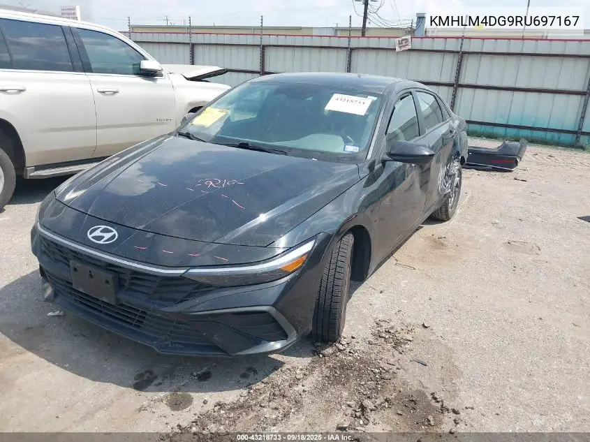 KMHLM4DG9RU697167 2024 Hyundai Elantra Sel