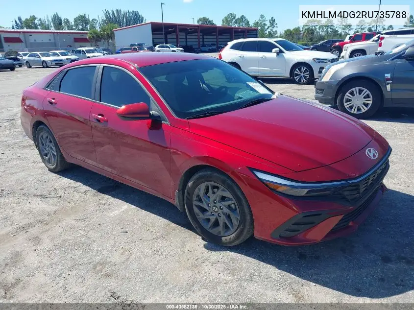 KMHLM4DG2RU735788 2024 Hyundai Elantra Sel