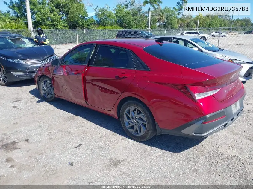 KMHLM4DG2RU735788 2024 Hyundai Elantra Sel