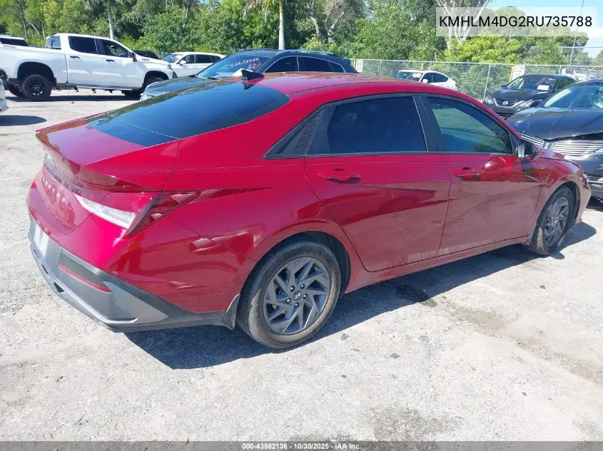 KMHLM4DG2RU735788 2024 Hyundai Elantra Sel