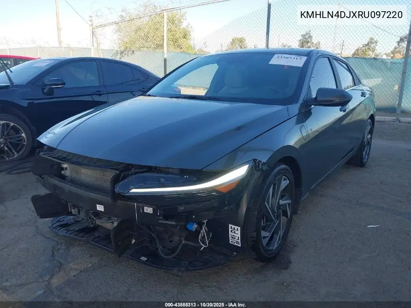 KMHLN4DJXRU097220 2024 Hyundai Elantra Hybrid Limited