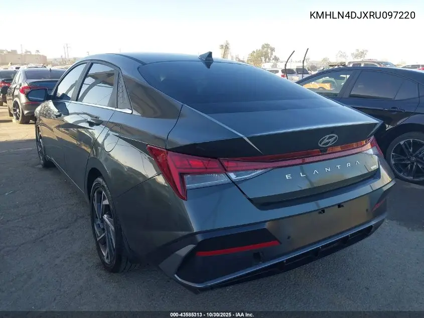 KMHLN4DJXRU097220 2024 Hyundai Elantra Hybrid Limited