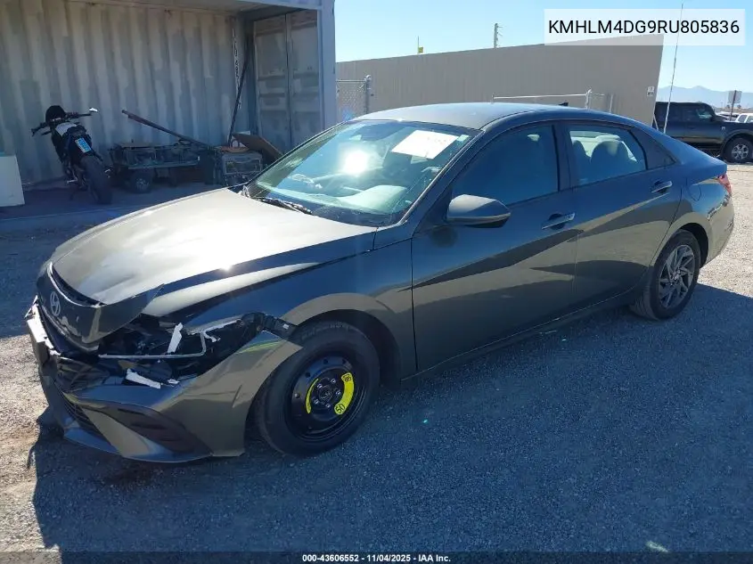 KMHLM4DG9RU805836 2024 Hyundai Elantra Sel