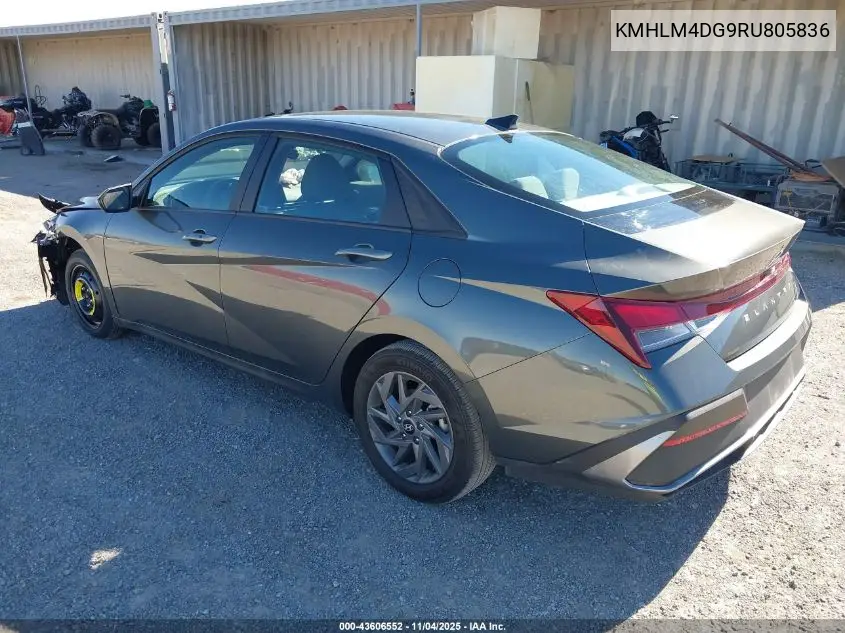 KMHLM4DG9RU805836 2024 Hyundai Elantra Sel