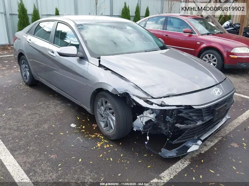 KMHLM4DG0RU819902 2024 Hyundai Elantra Sel