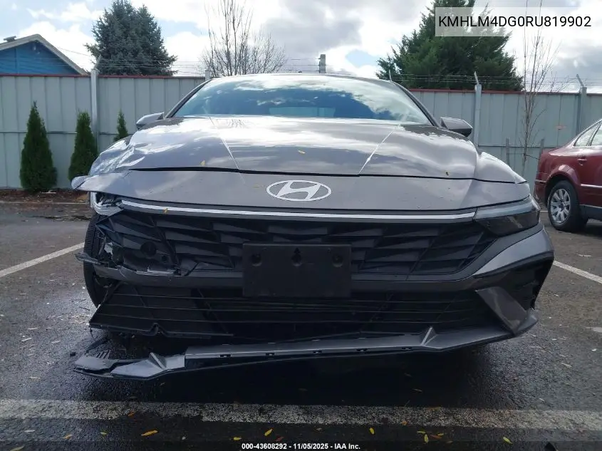 KMHLM4DG0RU819902 2024 Hyundai Elantra Sel